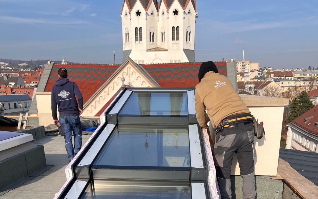 Fenêtres de toit coulissantes Axaar® – Installation à 1040 Vienne