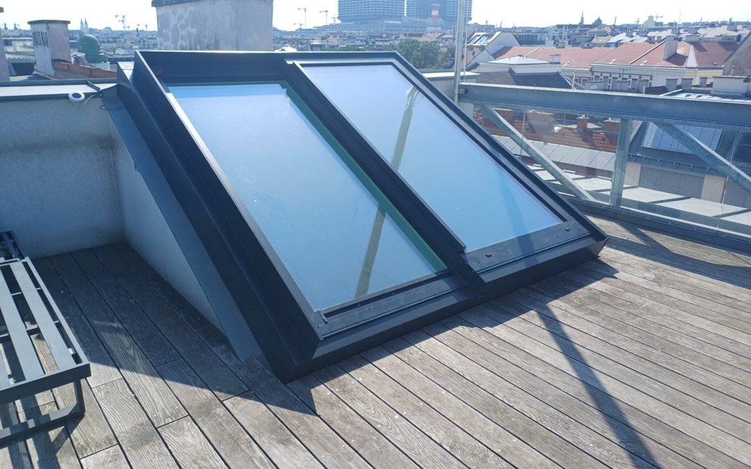 Fenêtres de toit coulissantes Axaar® – Installation à 1090 Vienne