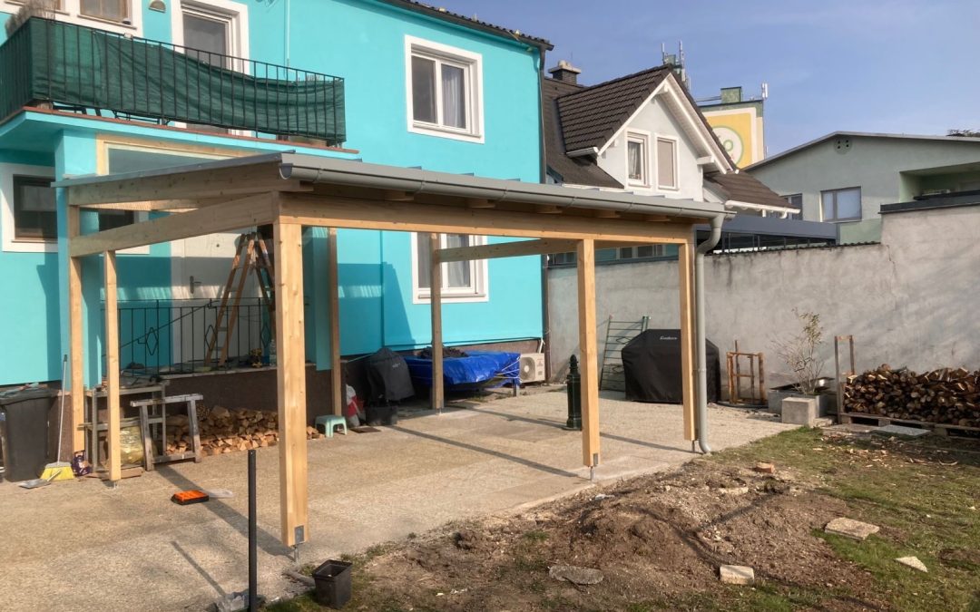 Pergola en bois massif Schwechat-Umgebung