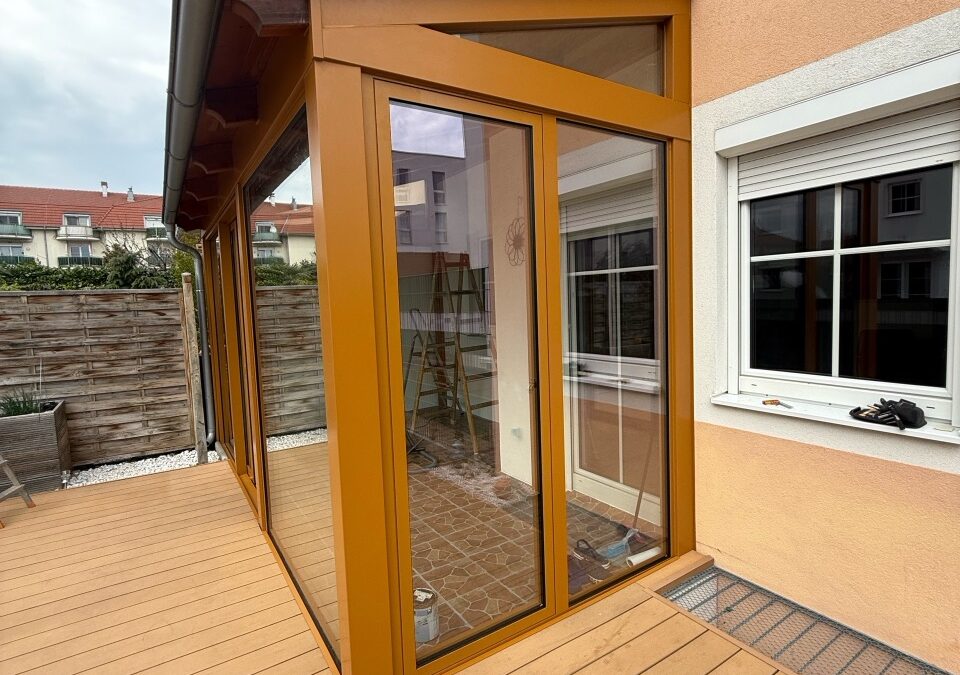 Conservatory glazing incl. tilt-and-turn door in the spa town of Baden near Vienna